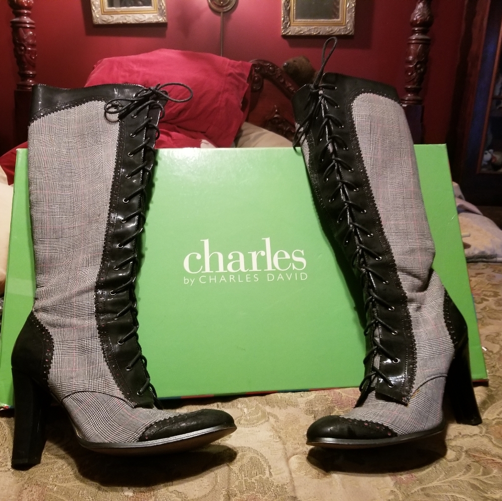 Charles David Knee high Boots 8M